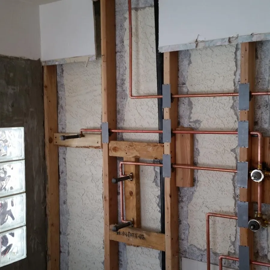 Copper pipe installation for Repiping in Linton Hall
