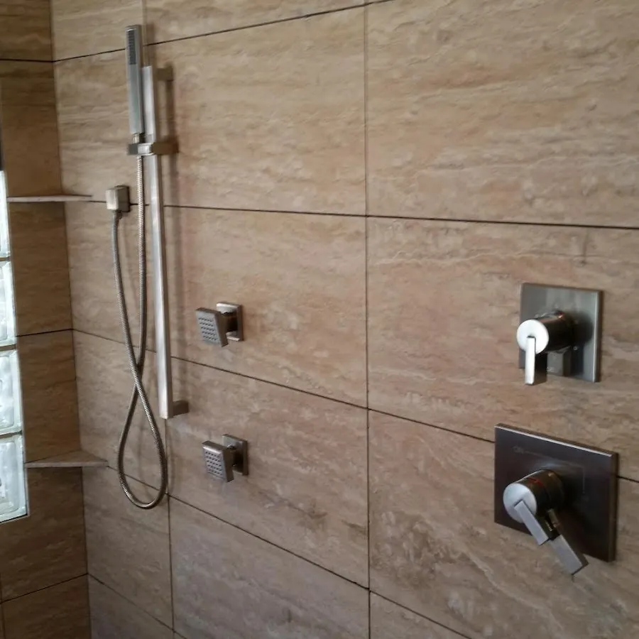 Shower fixture installation for Gas Line Repair in Linton Hall
